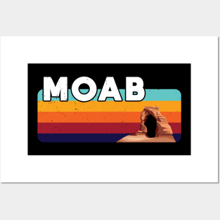 Moab Utah Nature Hiking Mountains Outdoors Vintage Posters and Art